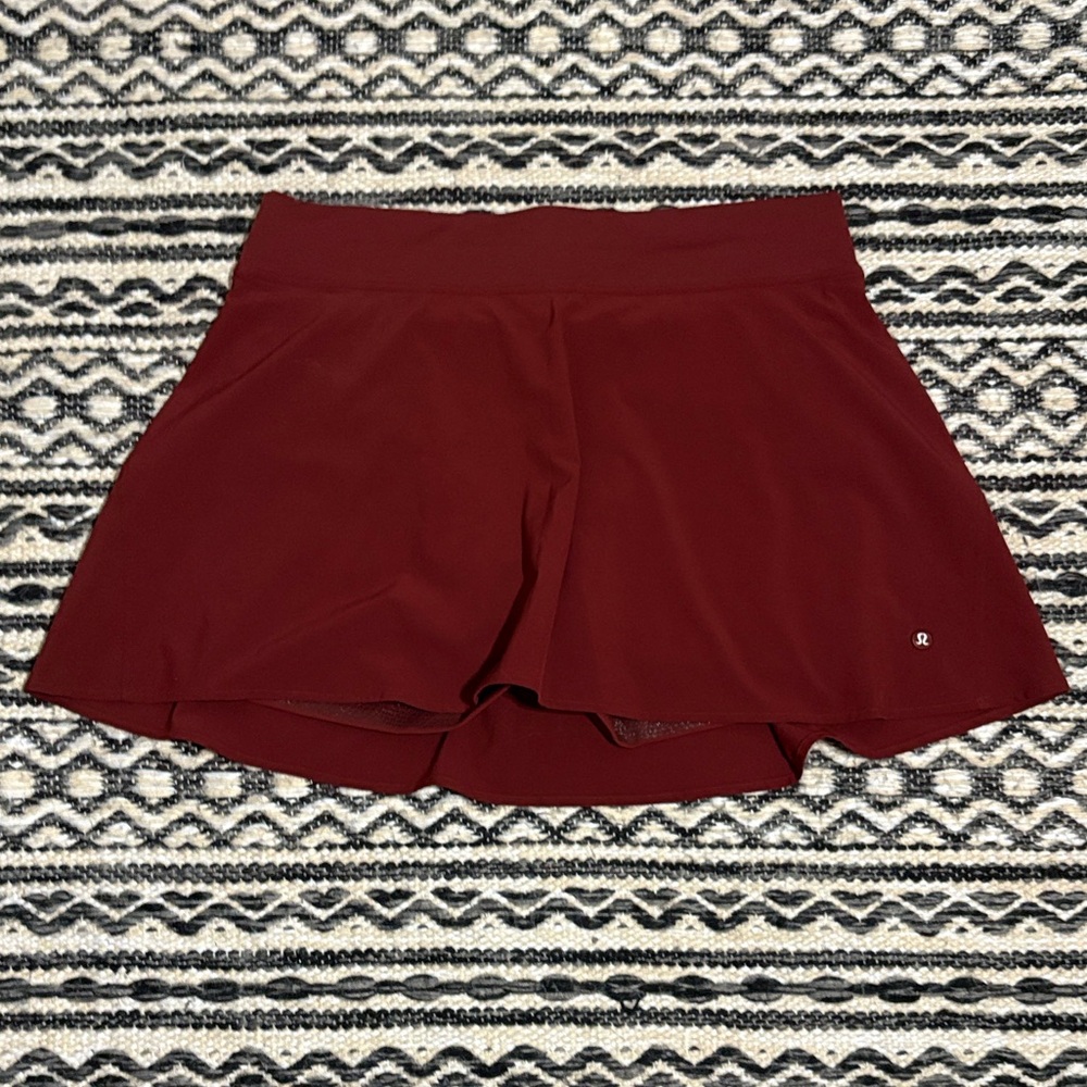 Women's Burgundy Skirt
